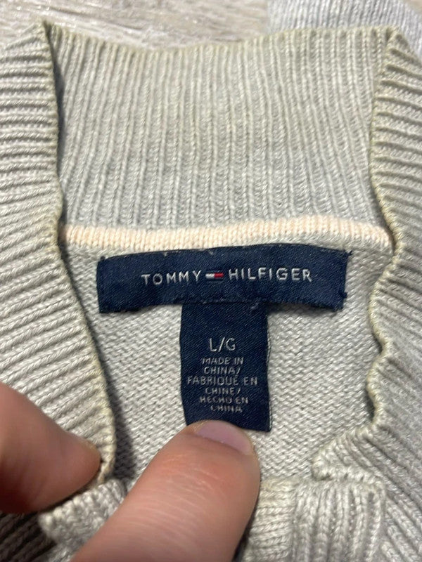 🛒Gilet zippé Tommy Hilfiger Gris Taille L🛒