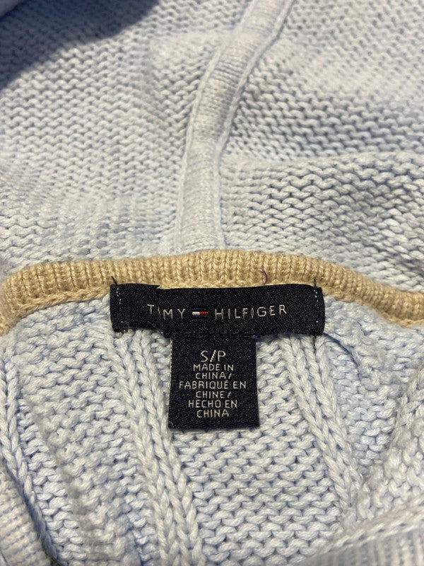 🛒Sweat à capuche zippé bleu clair Tommy Hilfiger S🛒