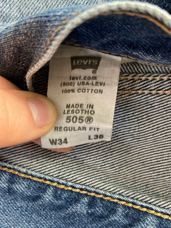 đź›’Jeans Levi's 505 W34 L36đź›’(1B159)