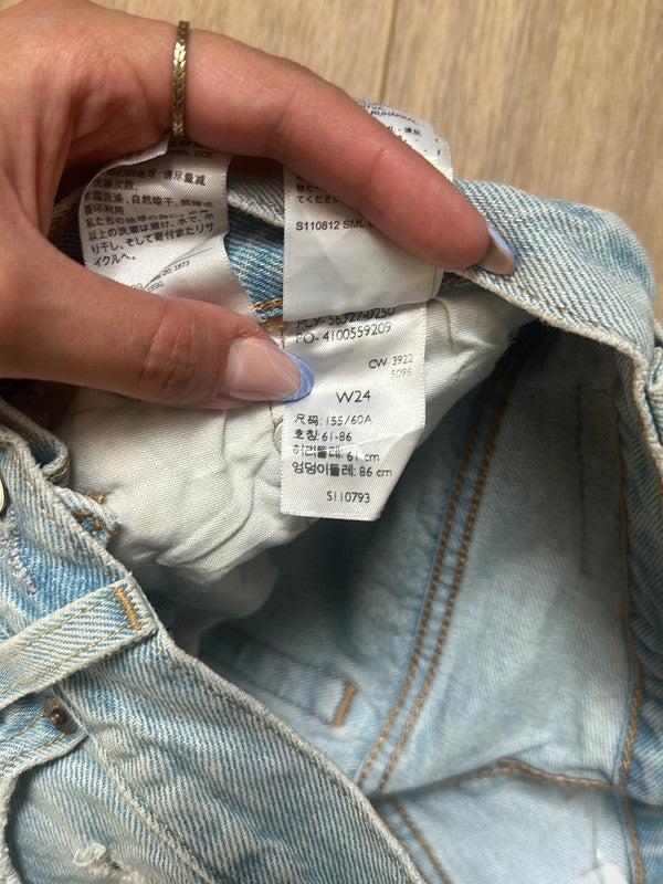 đź›’Short en jean Levi's 501 W24đź›’(2E560)