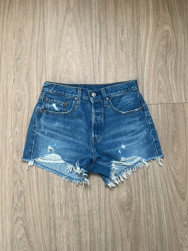 đź›’Short en jean Levi's 501 W27đź›’(2E565)