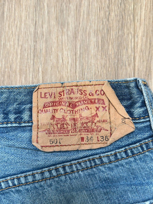 đź›’Short en jean Levi's 501 W34đź›’(2E583)