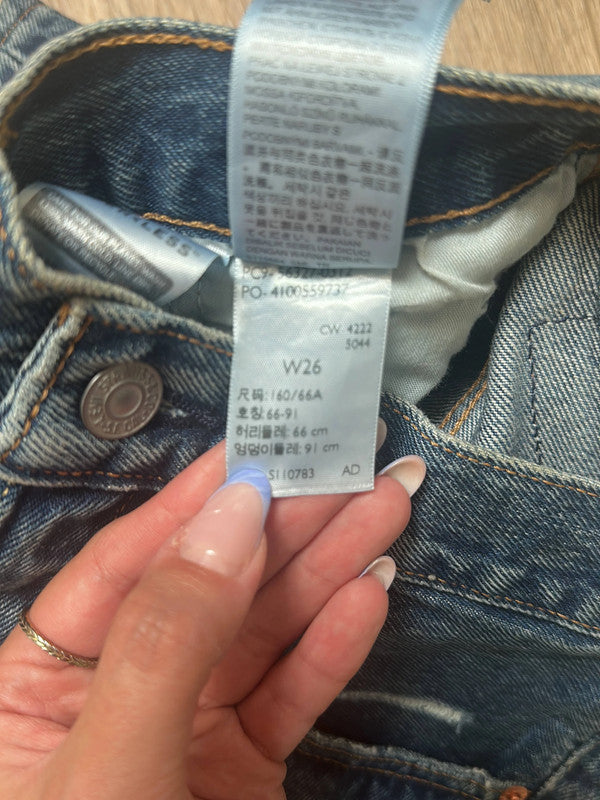đź›’Short en jean Levi's 501 W26đź›’(2E554)