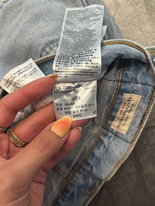 đź›’Short en jean Levi's 501 W26đź›’(2E635)