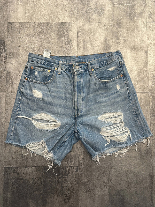 đź›’Short en jean Levi's 501 W32đź›’(2E609)