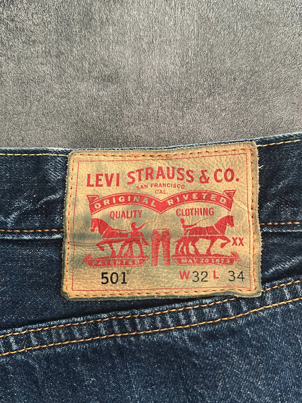 đź›’Short en Jean Levi's 501 W32đź›’(2E699)