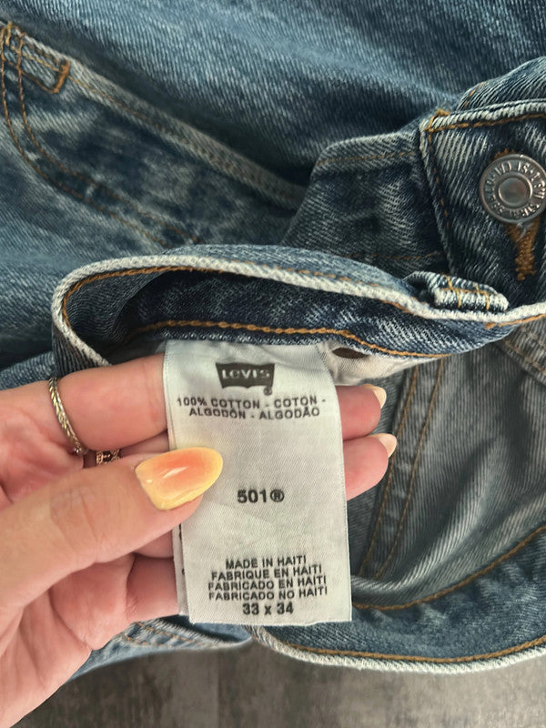 đź›’Short en Jean Levi's 501 W33đź›’(2E691)