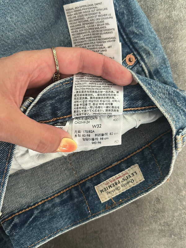 đź›’Short en jean Levi's 501 W32đź›’(2E682)