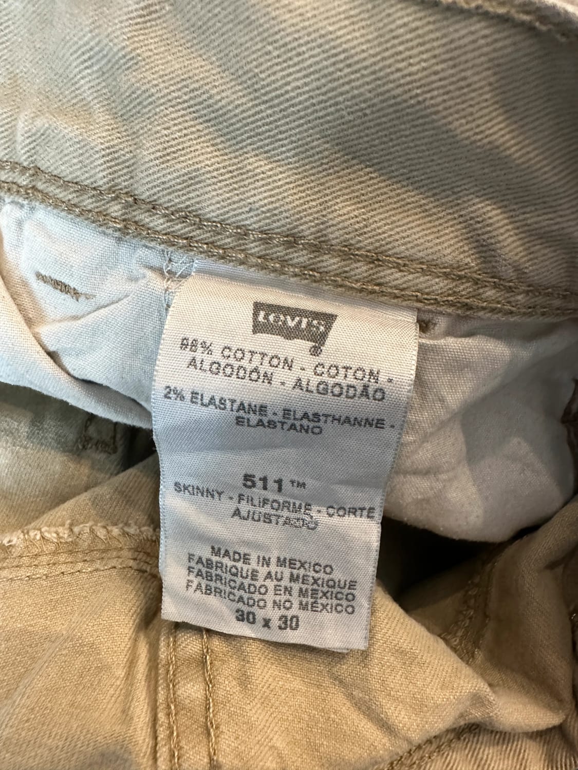 đź›’Jeans Levi's 511 W30 L30đź›’
