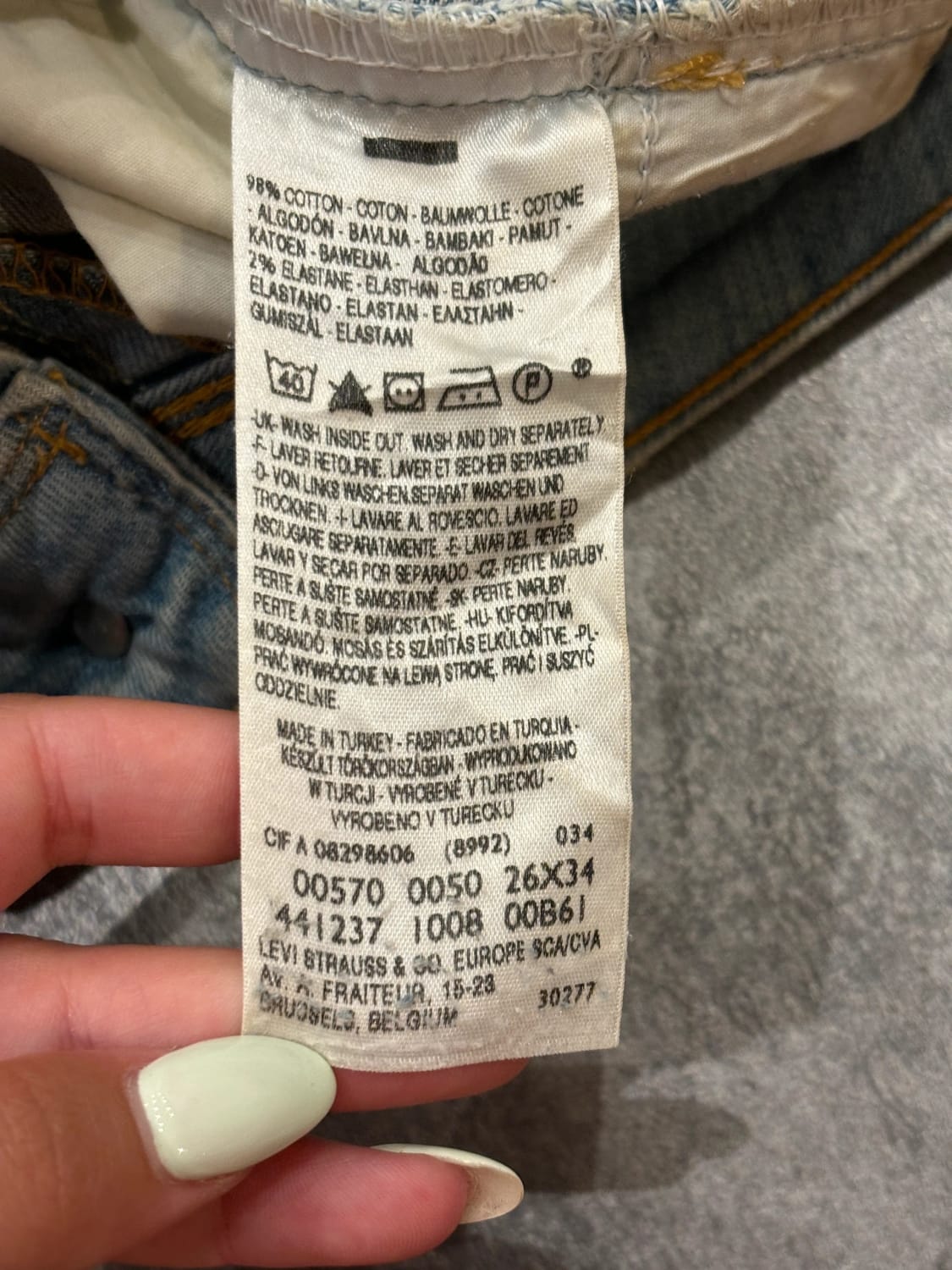 đź›’Jeans Levi's W26 L34đź›’