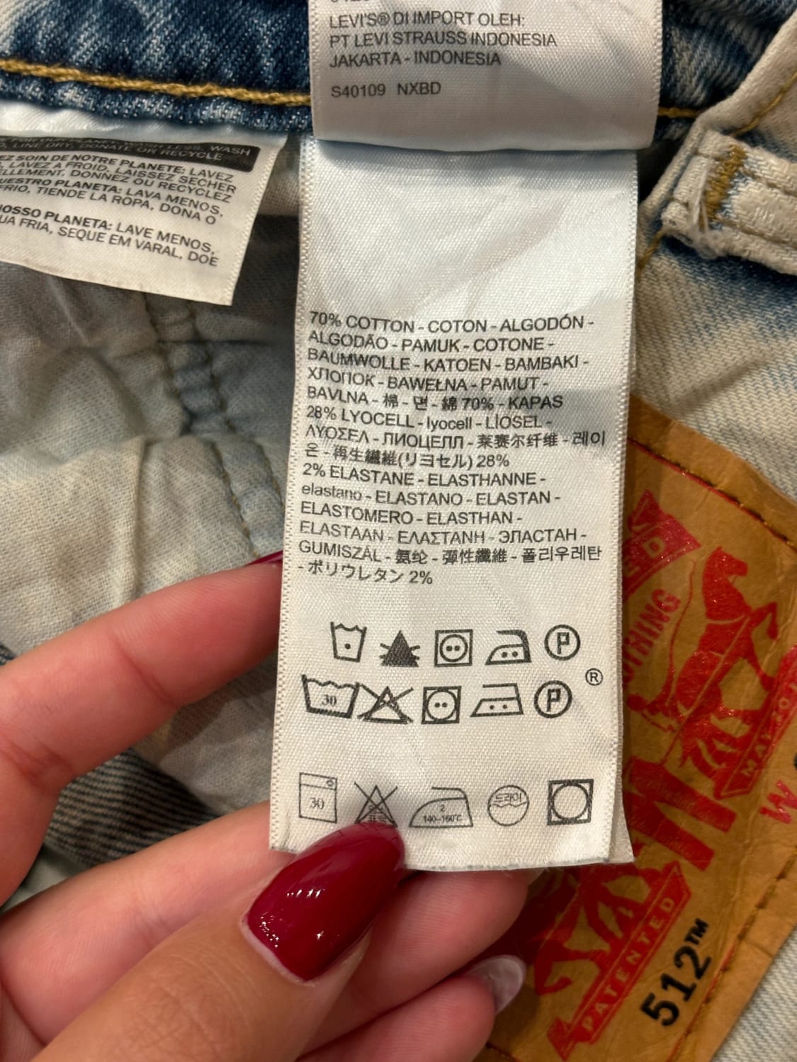 đź›’Jeans Levi's 512 W30 L32đź›’