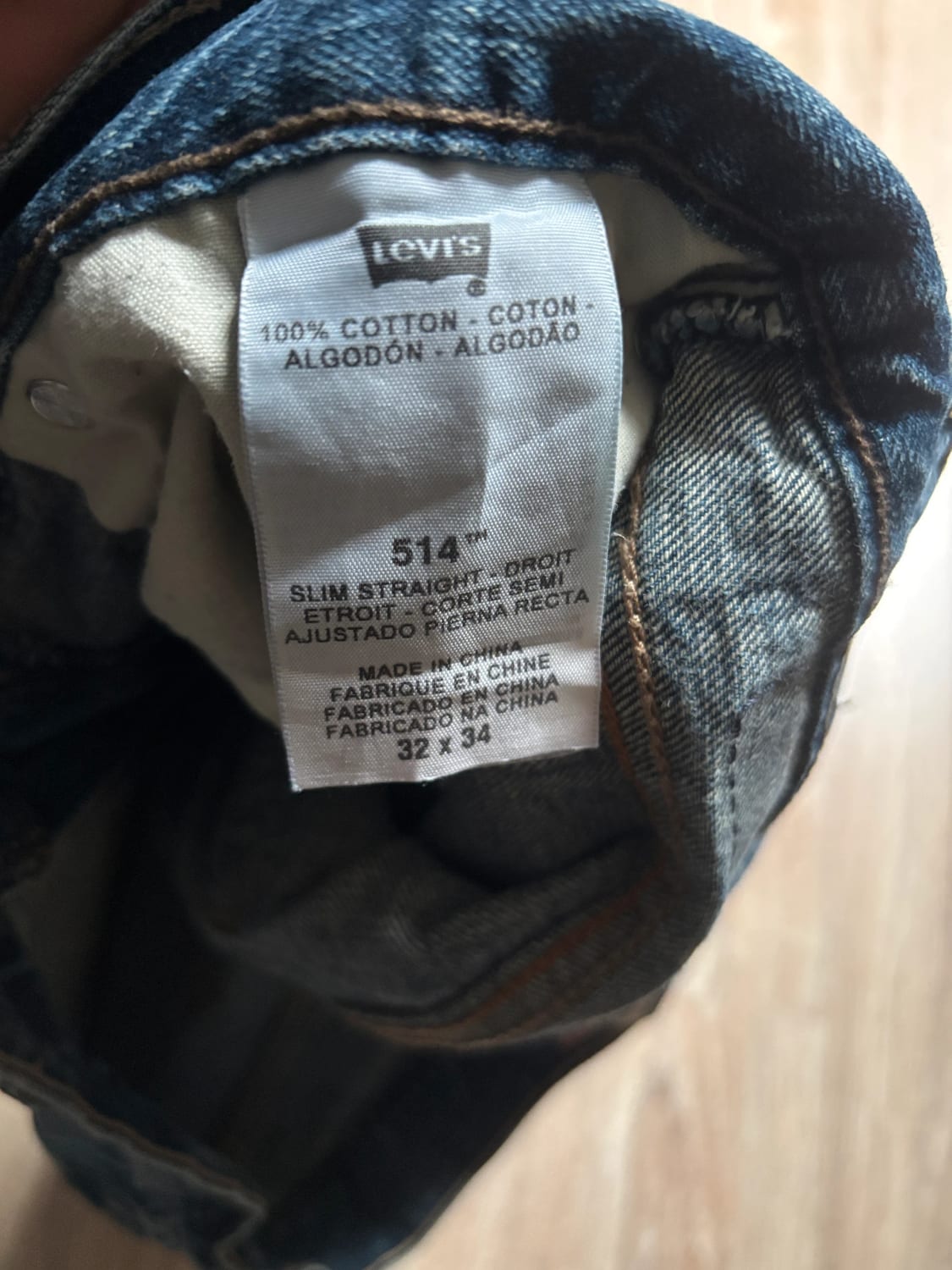 đź›’Jean Levi's 514 W32 L34đź›’