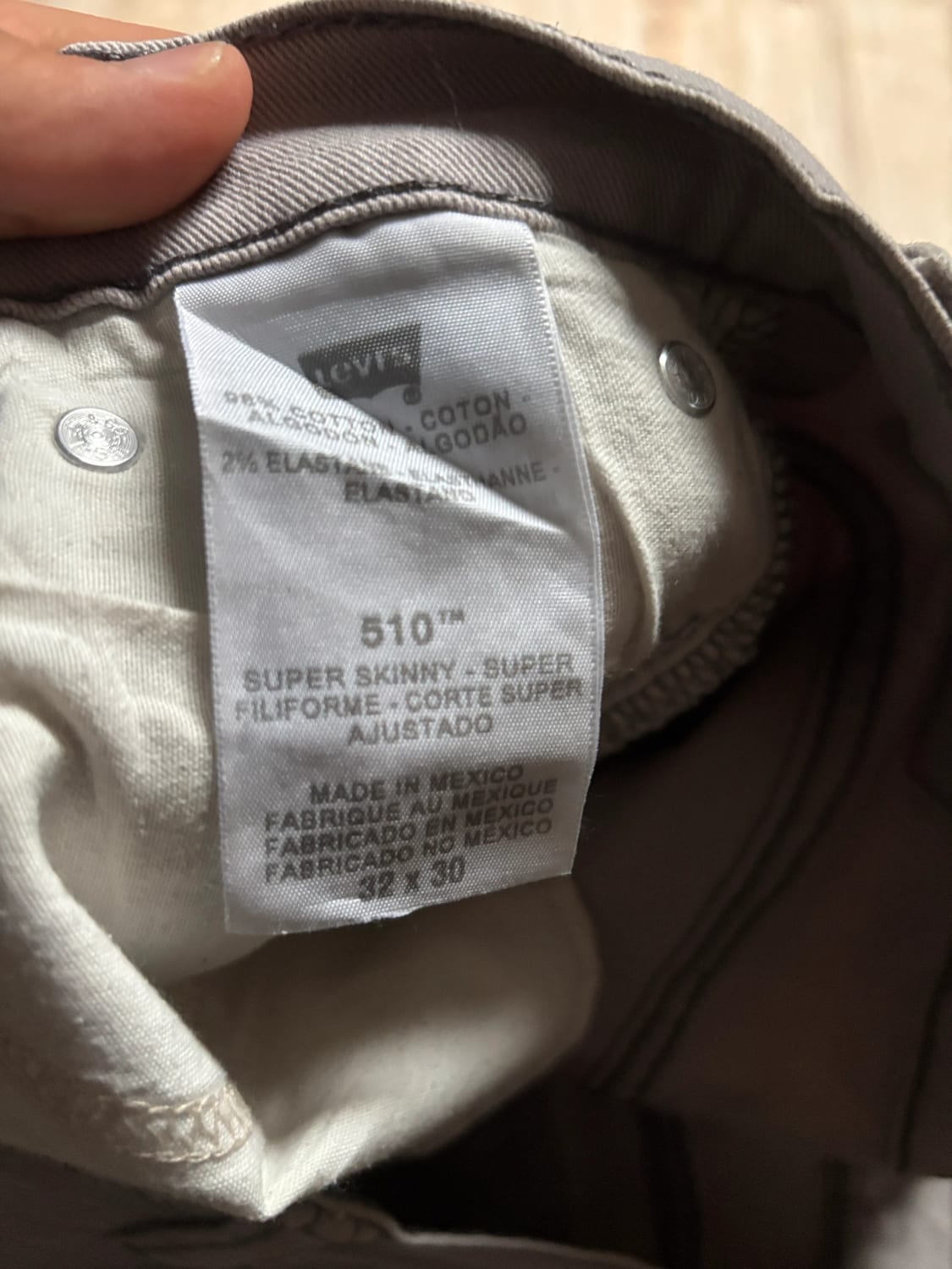 đź›’Jean Levi's 510 W32 L30đź›’