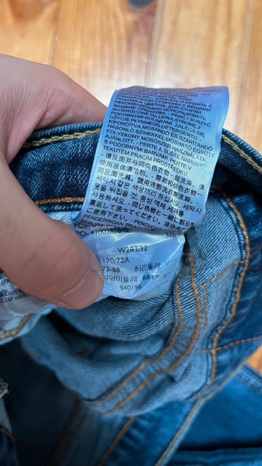 đź›’Jean Levi's 511 W28 L32đź›’