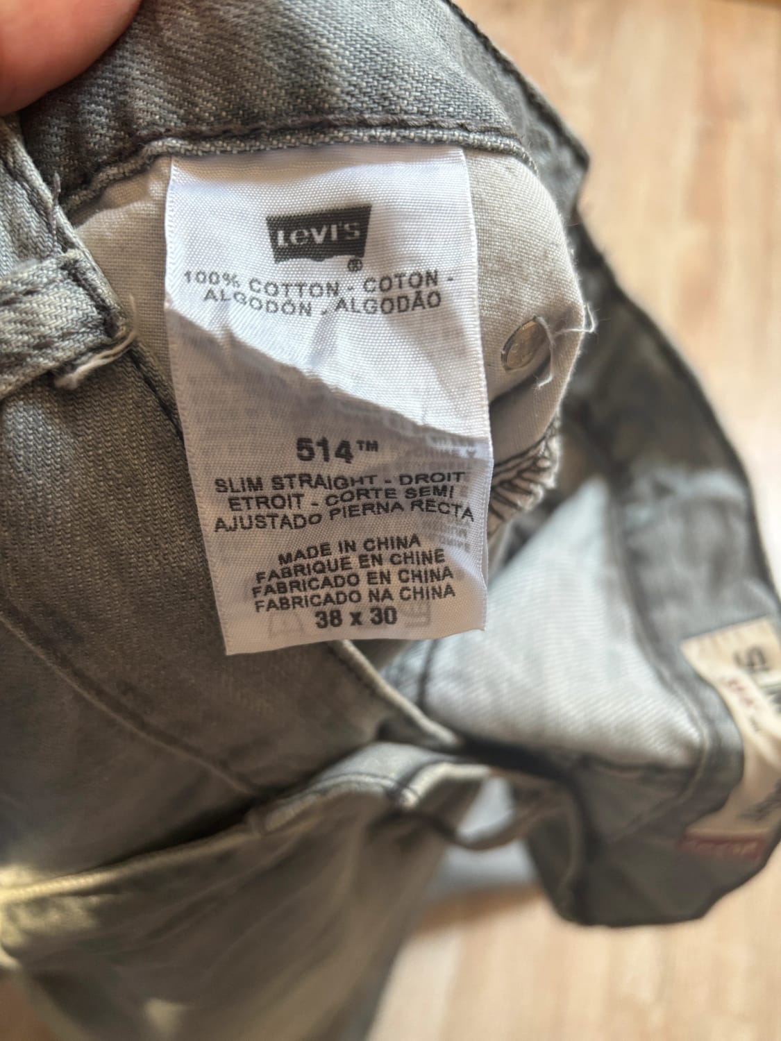 đź›’Jean Levi's 514 W38 L30đź›’