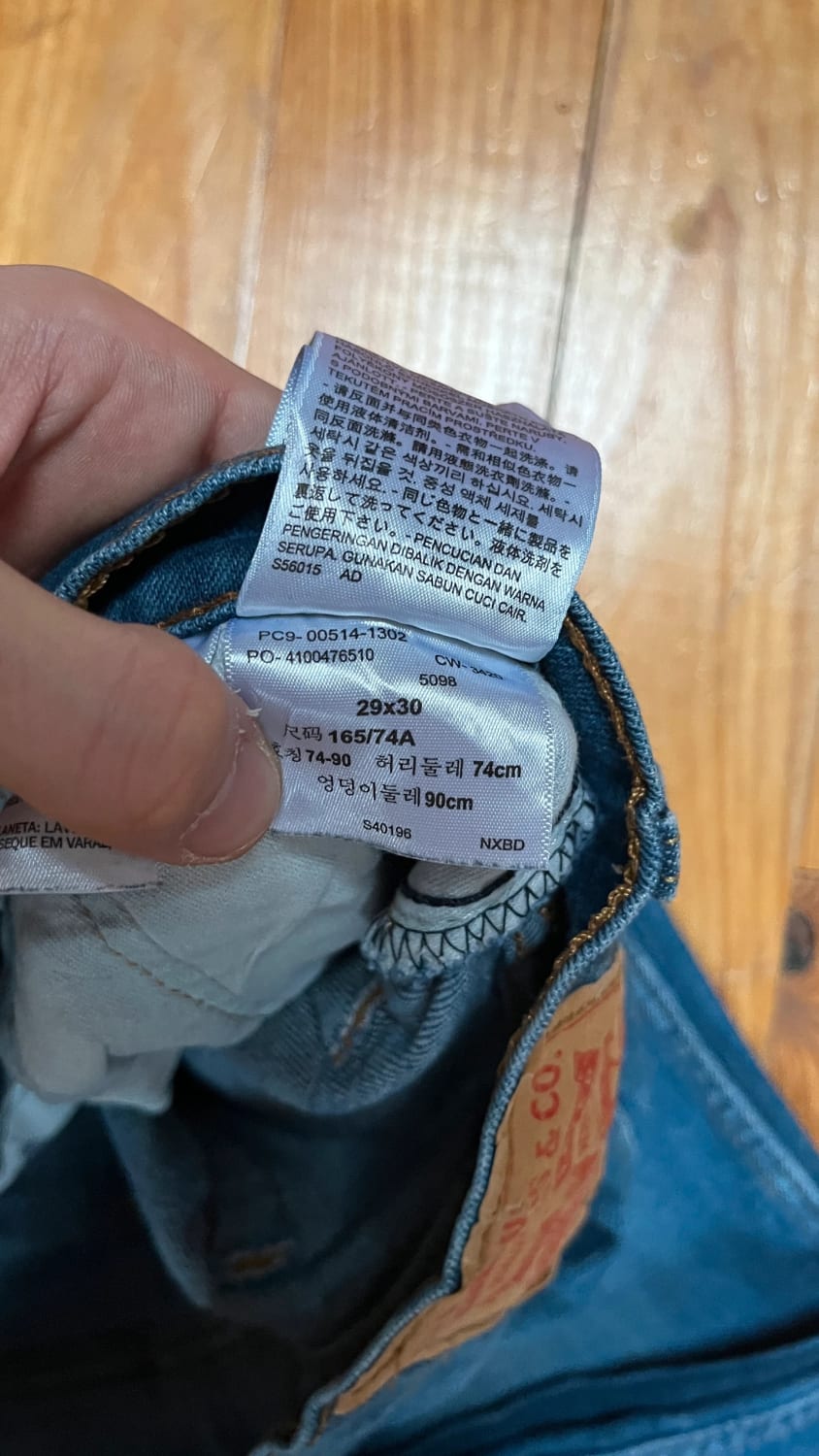 đź›’Jean Levi's 514 W29 L30đź›’