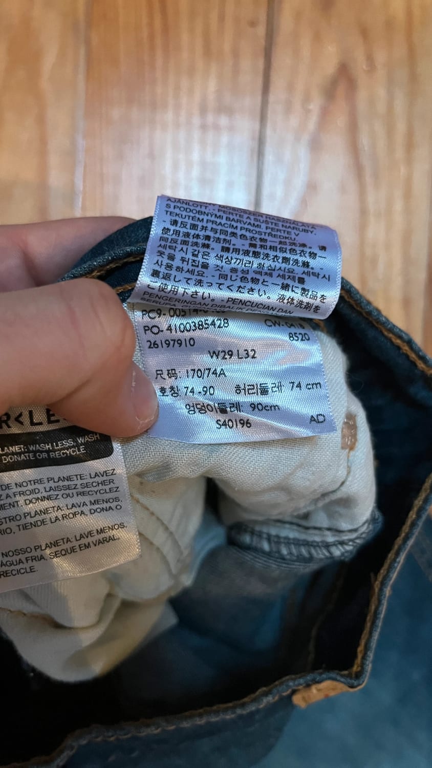 đź›’Jean Levi's 514 W29 L32đź›’