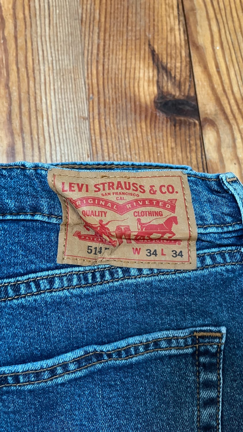 đź›’Jean Levi's 514 W34 L34đź›’