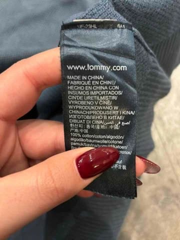 đź›’Pull Tommy Jeans Bleu Taille Lđź›’