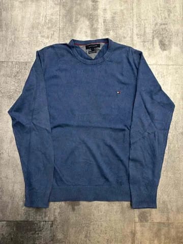 đź›’Pull Tommy Hilfiger Bleu Marine Taille L đź›’