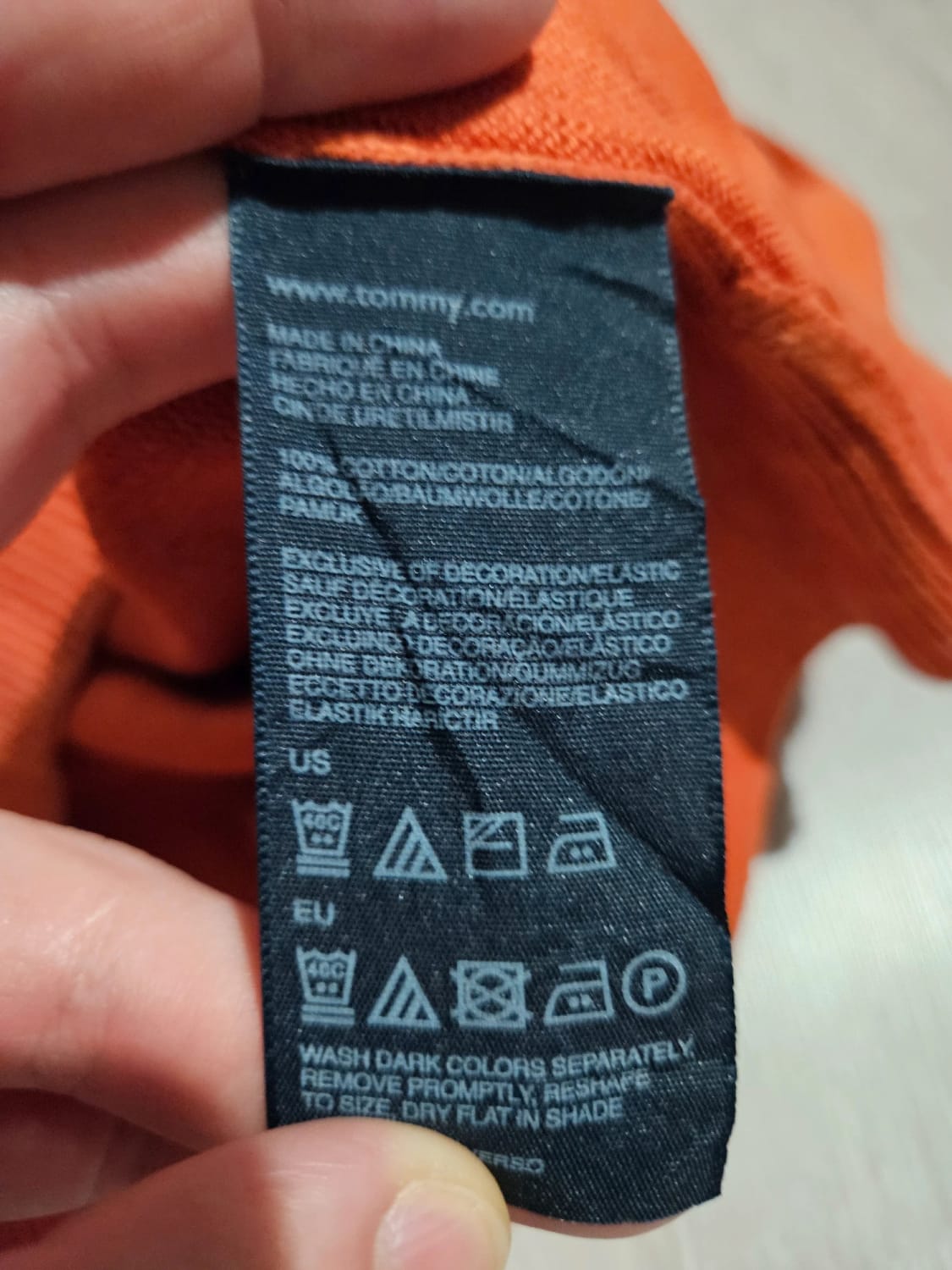 đź›’Pull Tommy Hilfiger XL Orange đź›’