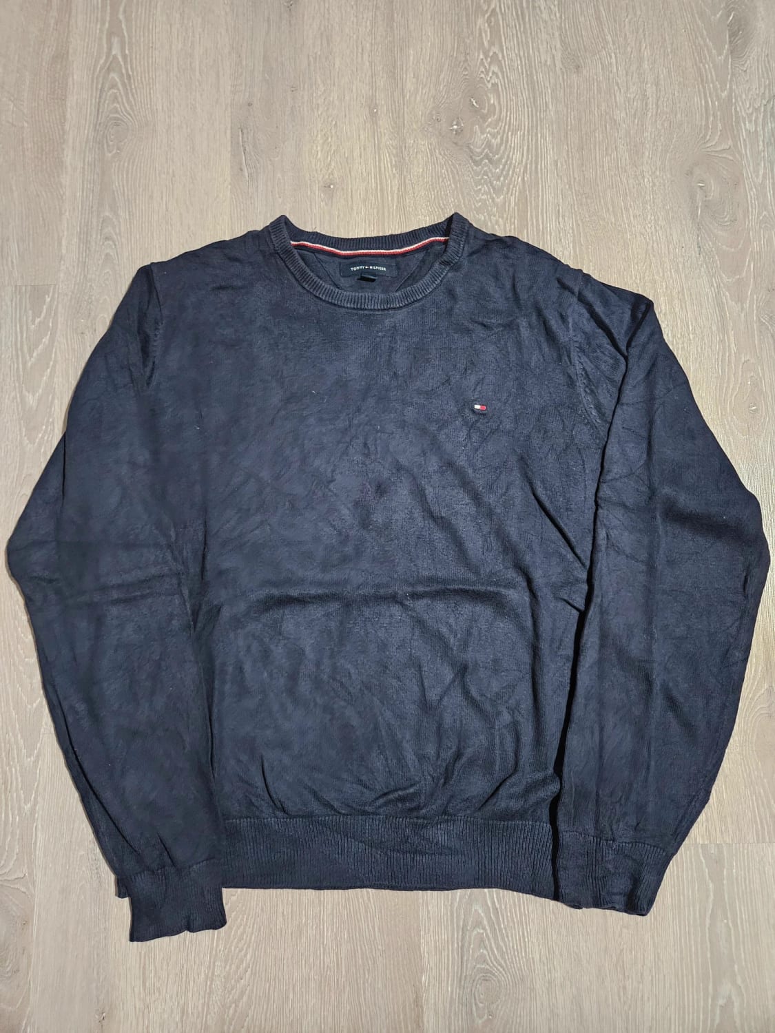 đź›’Pull Tommy Hilfiger Bleu Marine Taille L/G đź›’