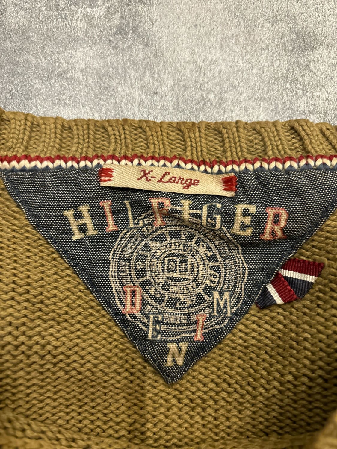 đź›’Pull Hilfiger Denim XL Kakiđź›’