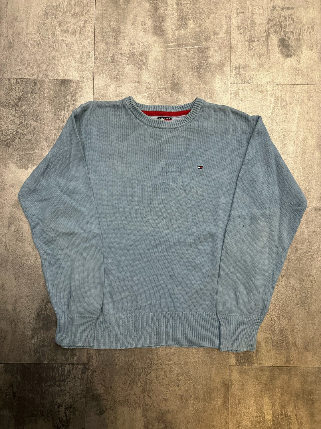 đź›’Pull Tommy Hilfiger Bleu Clair Taille Mđź›’