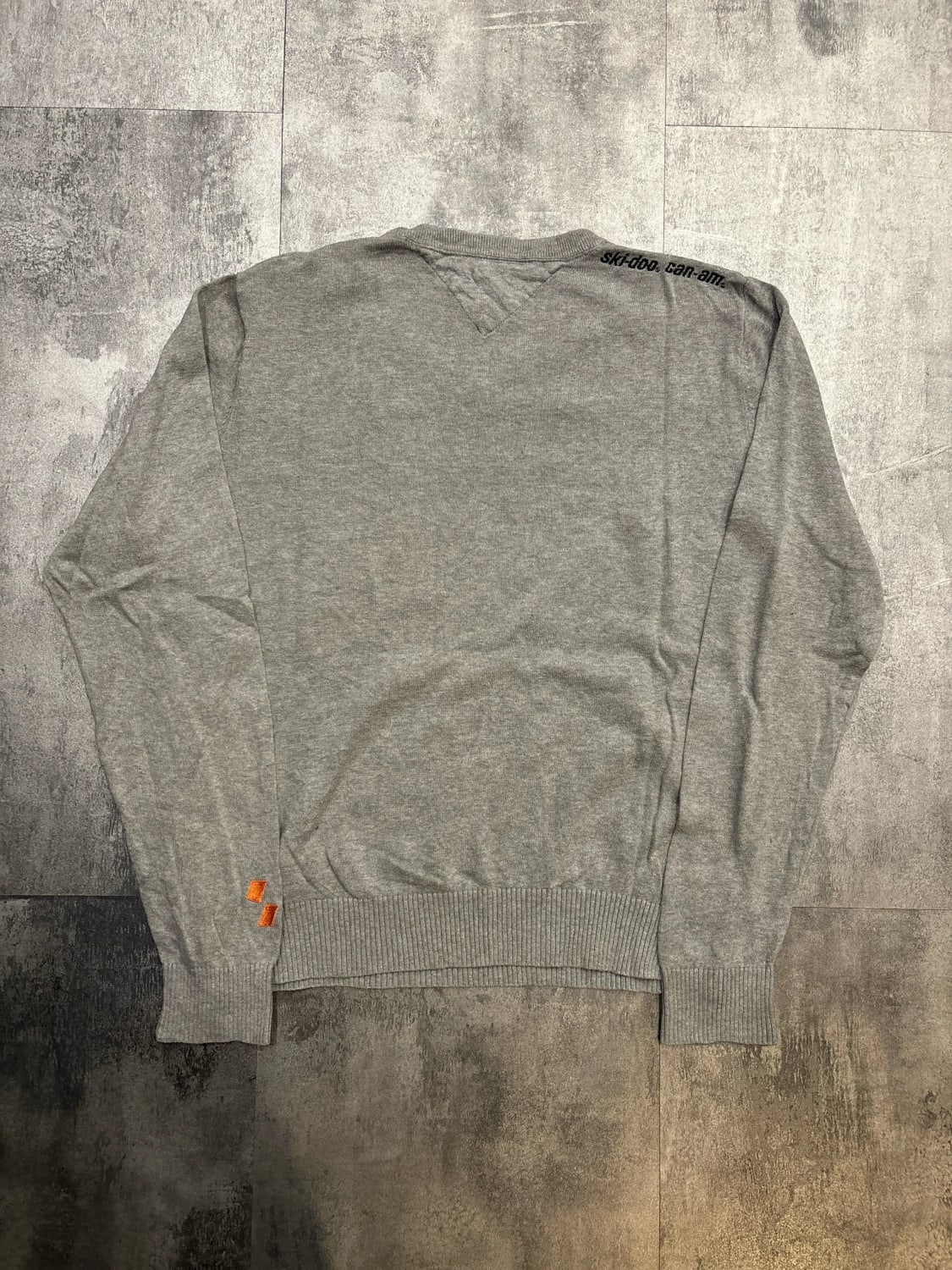 🛒Pull Tommy Hilfiger S/P Gris Chiné Col V 🛒