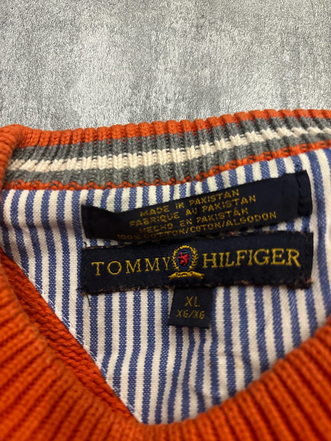 đź›’Pull Tommy Hilfiger XL Orange đź›’