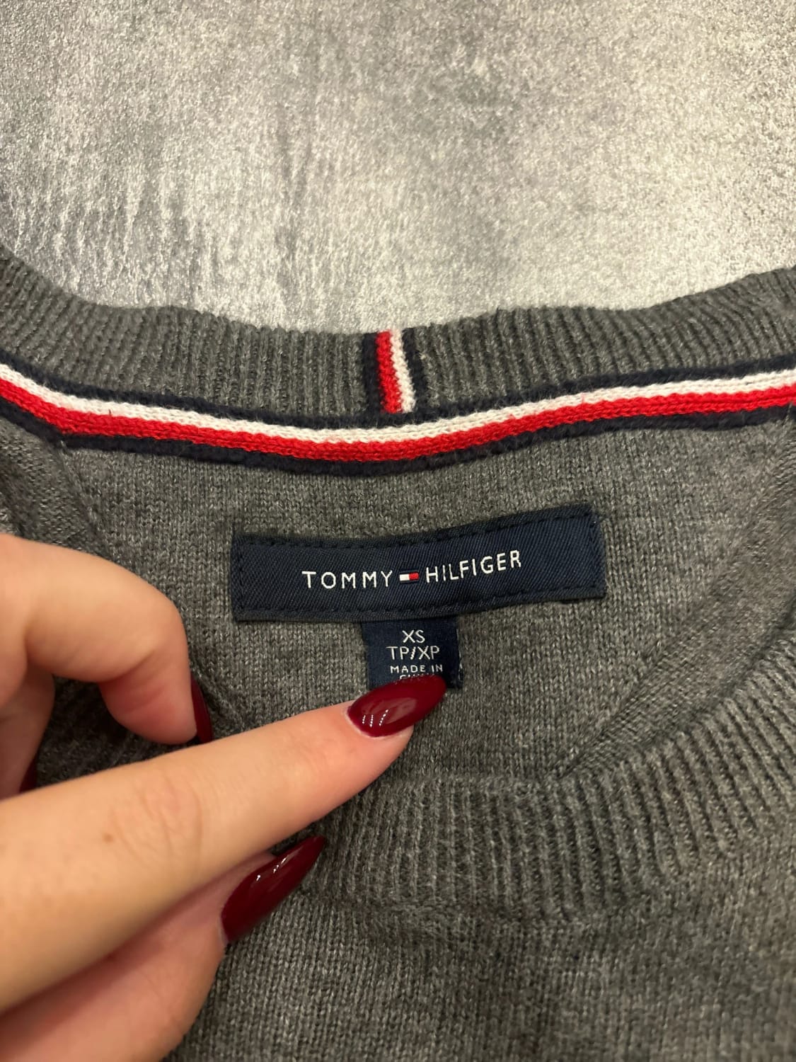 đź›’Pull Tommy Hilfiger XS Grisđź›’
