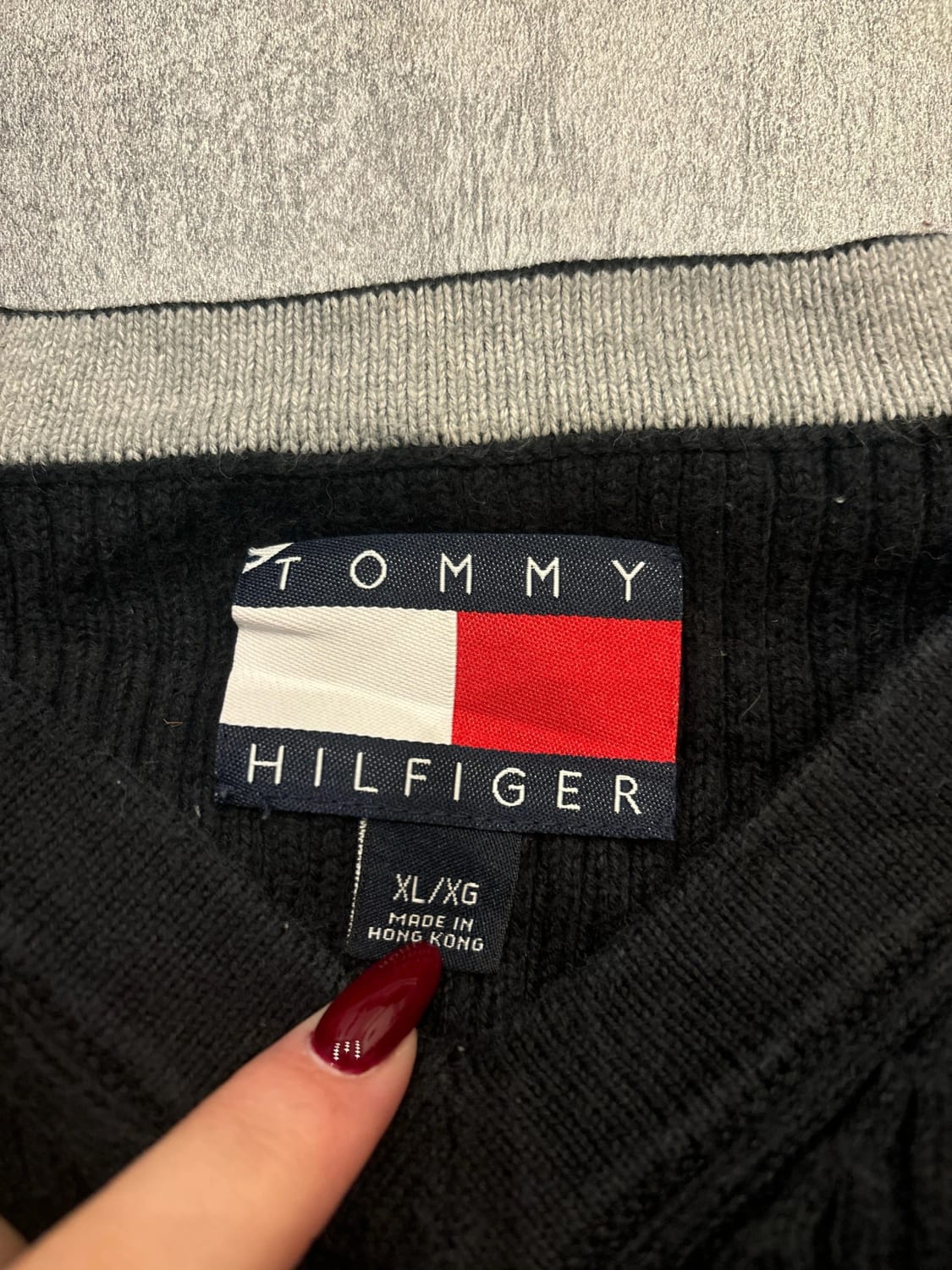đź›’Pull Tommy Hilfiger Xl/Xg Noirđź›’