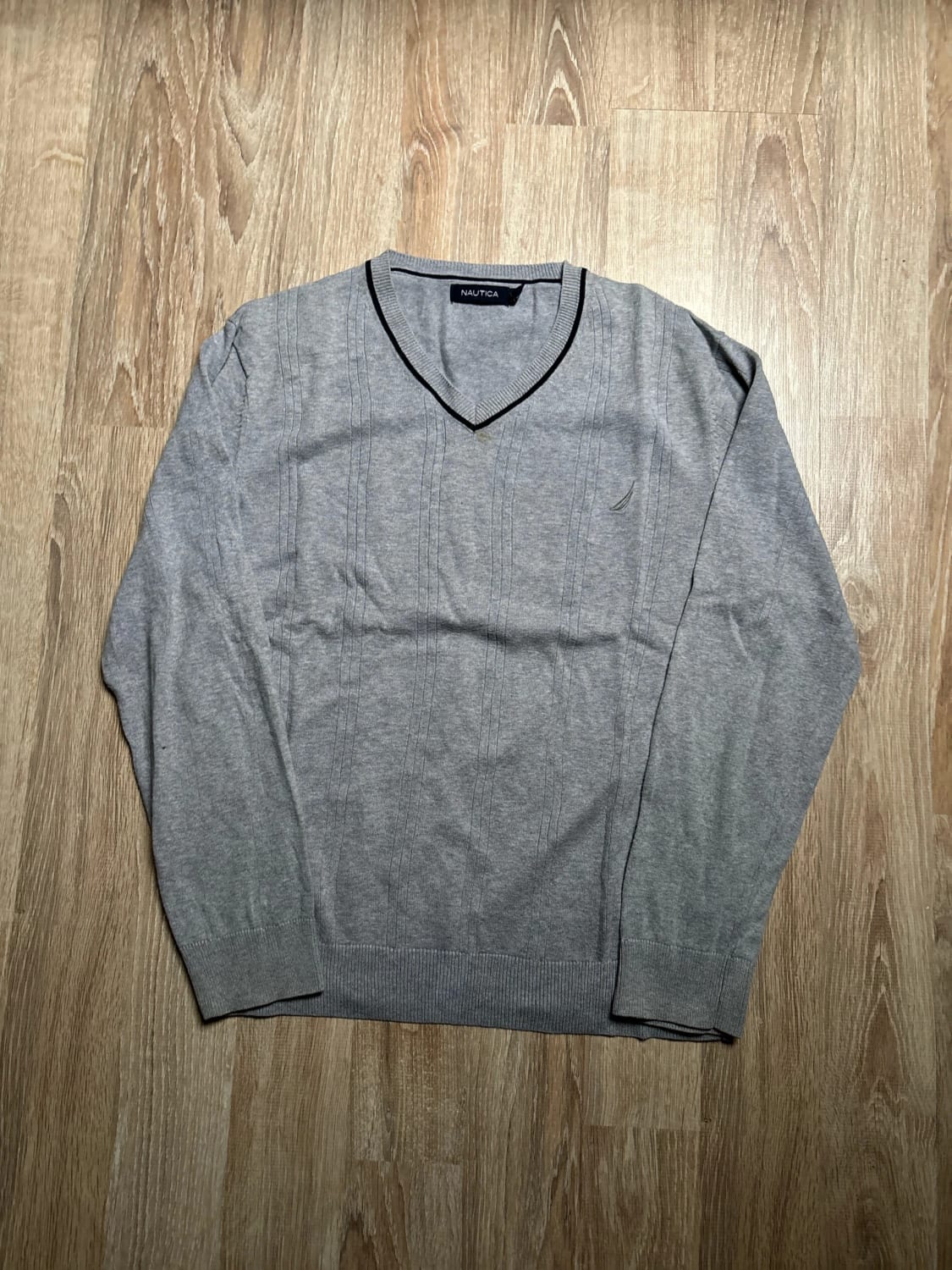 đź›’Pull Nautica Gris Taille Mđź›’