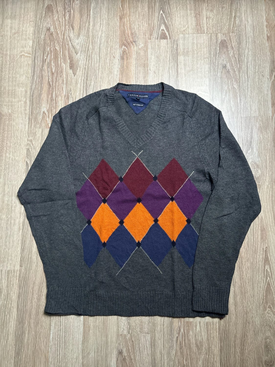 🛒Pull Tommy Hilfiger M Gris Chiné 🛒
