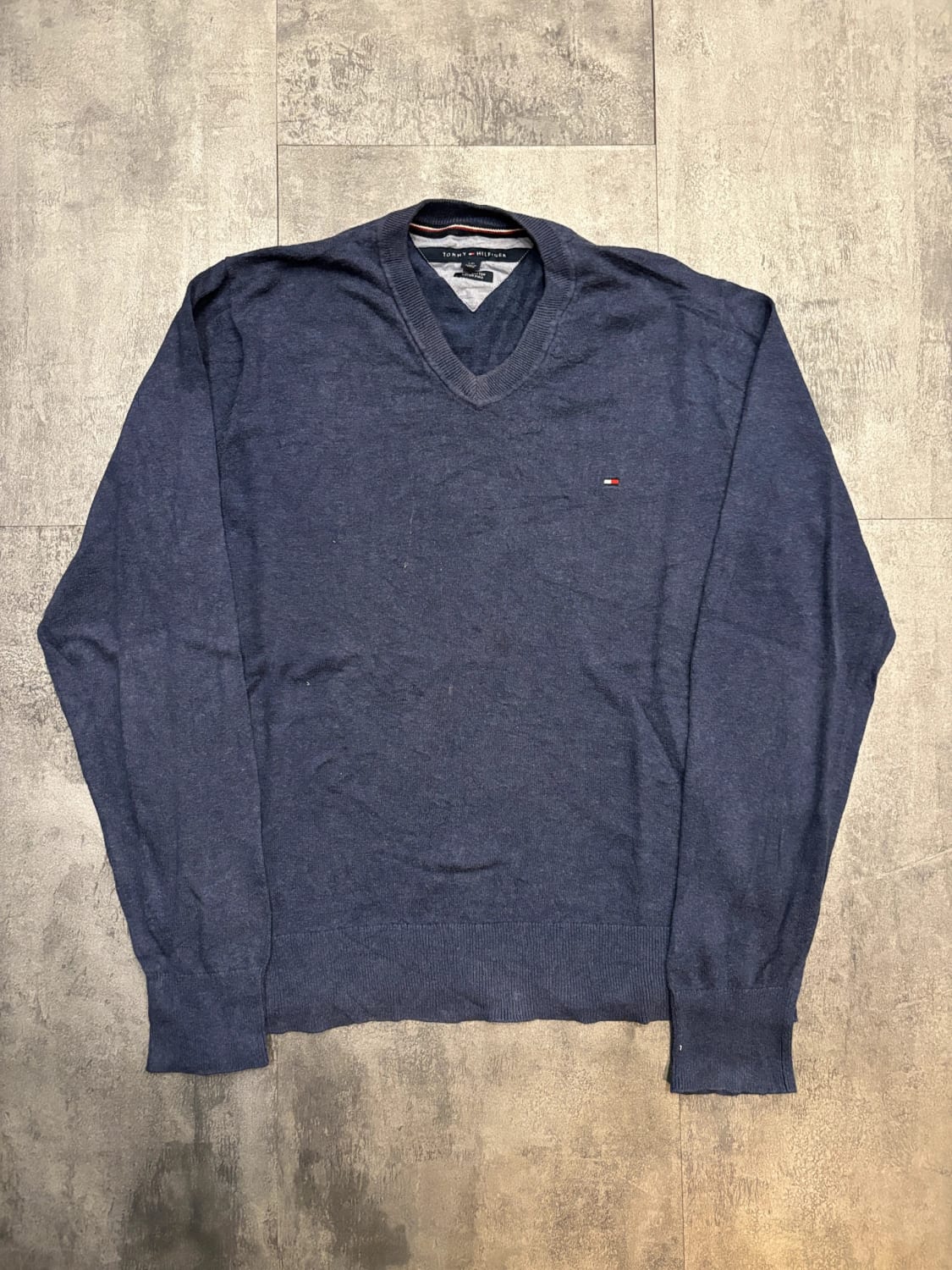đź›’Pull Tommy Hilfiger Bleu Marine Taille L đź›’