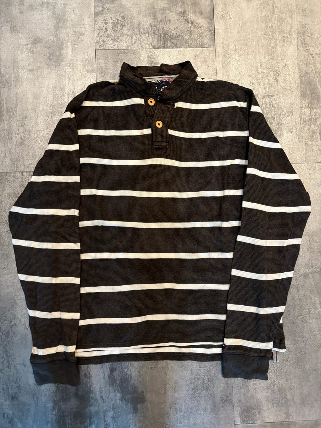 đź›’Pull Tommy Hilfiger XL Slim Fit Marron et Blancđź›’