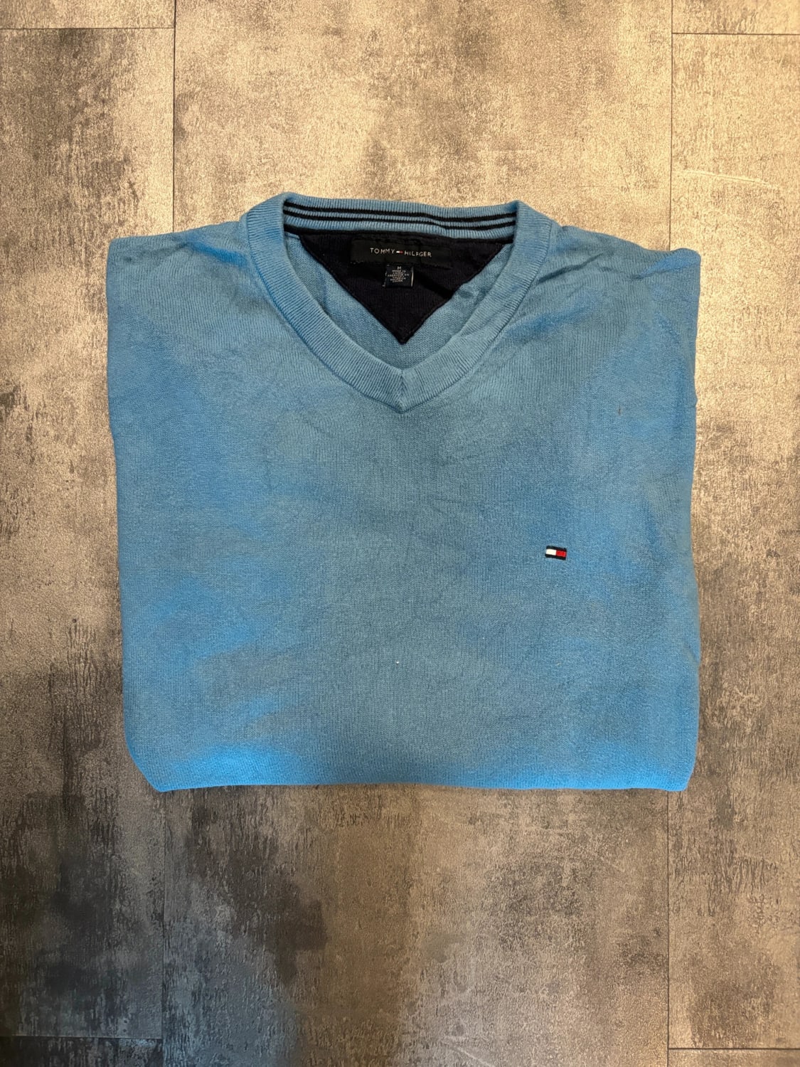 đź›’Pull Tommy Hilfiger Bleu Ciel Taille Mđź›’