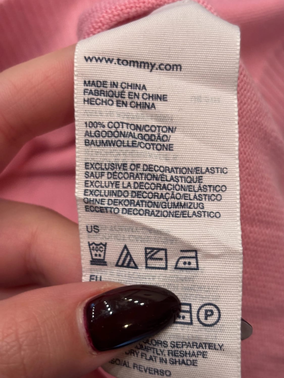 đź›’Pull Tommy Hilfiger Rose Taille S đź›’