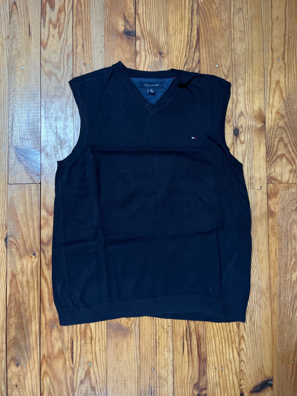 đź›’ Gilet sans manches Tommy Hilfiger L Noir đź›’