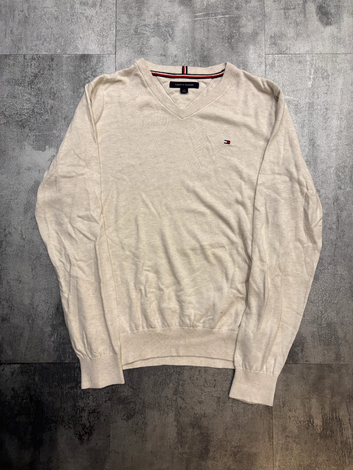 đź›’Pull Tommy Hilfiger Beige Taille Mđź›’