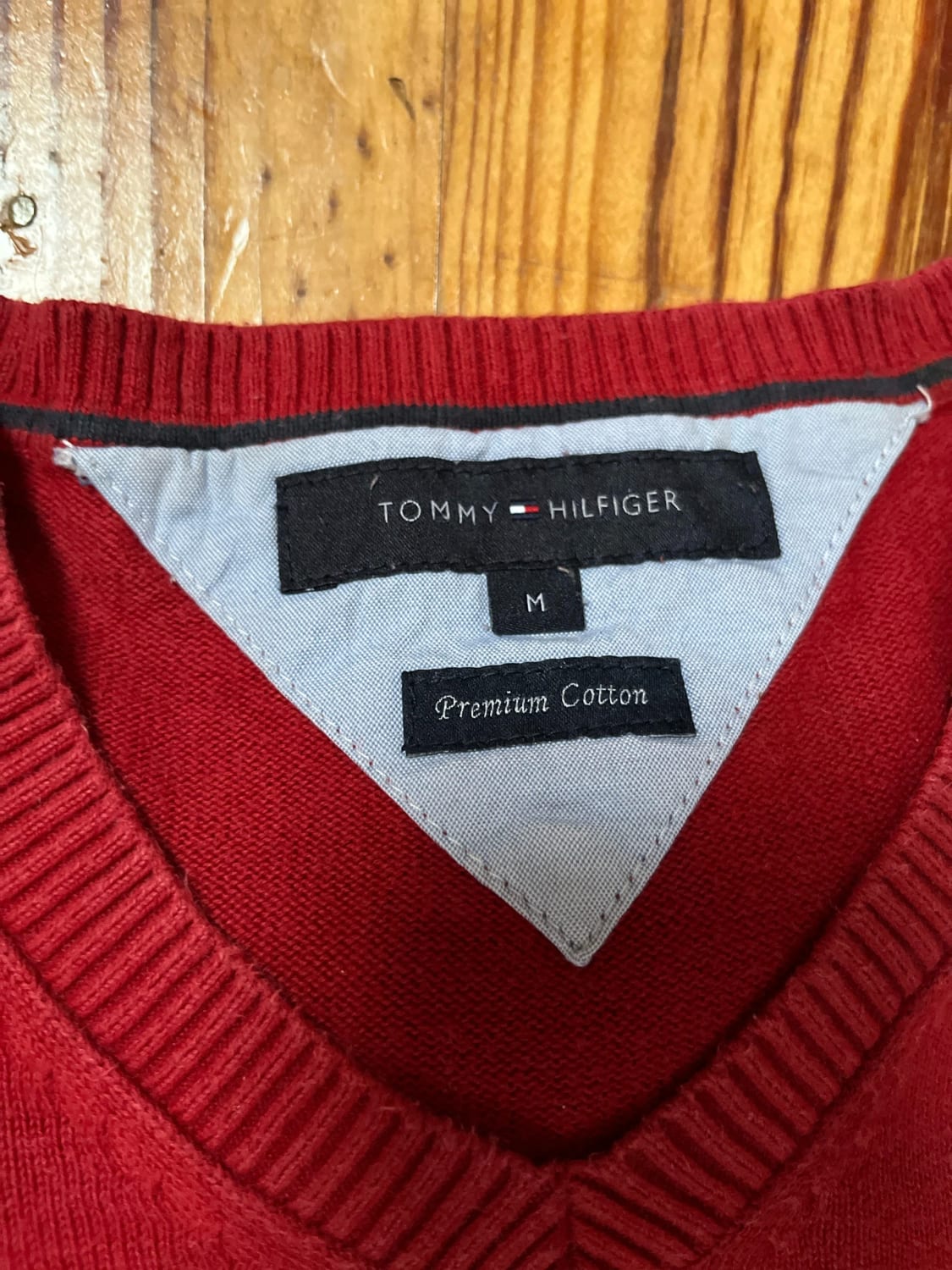 đź›’Pull Tommy Hilfiger Rouge M đź›’