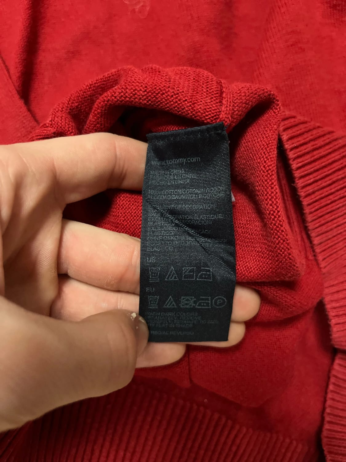 đź›’Pull Tommy Hilfiger Rouge M đź›’