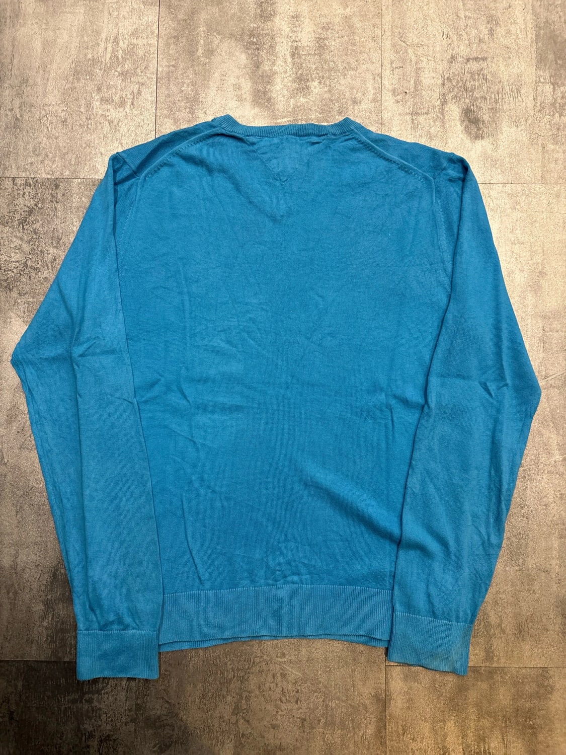 đź›’Pull Tommy Hilfiger Bleu Turquoise Taille Lđź›’