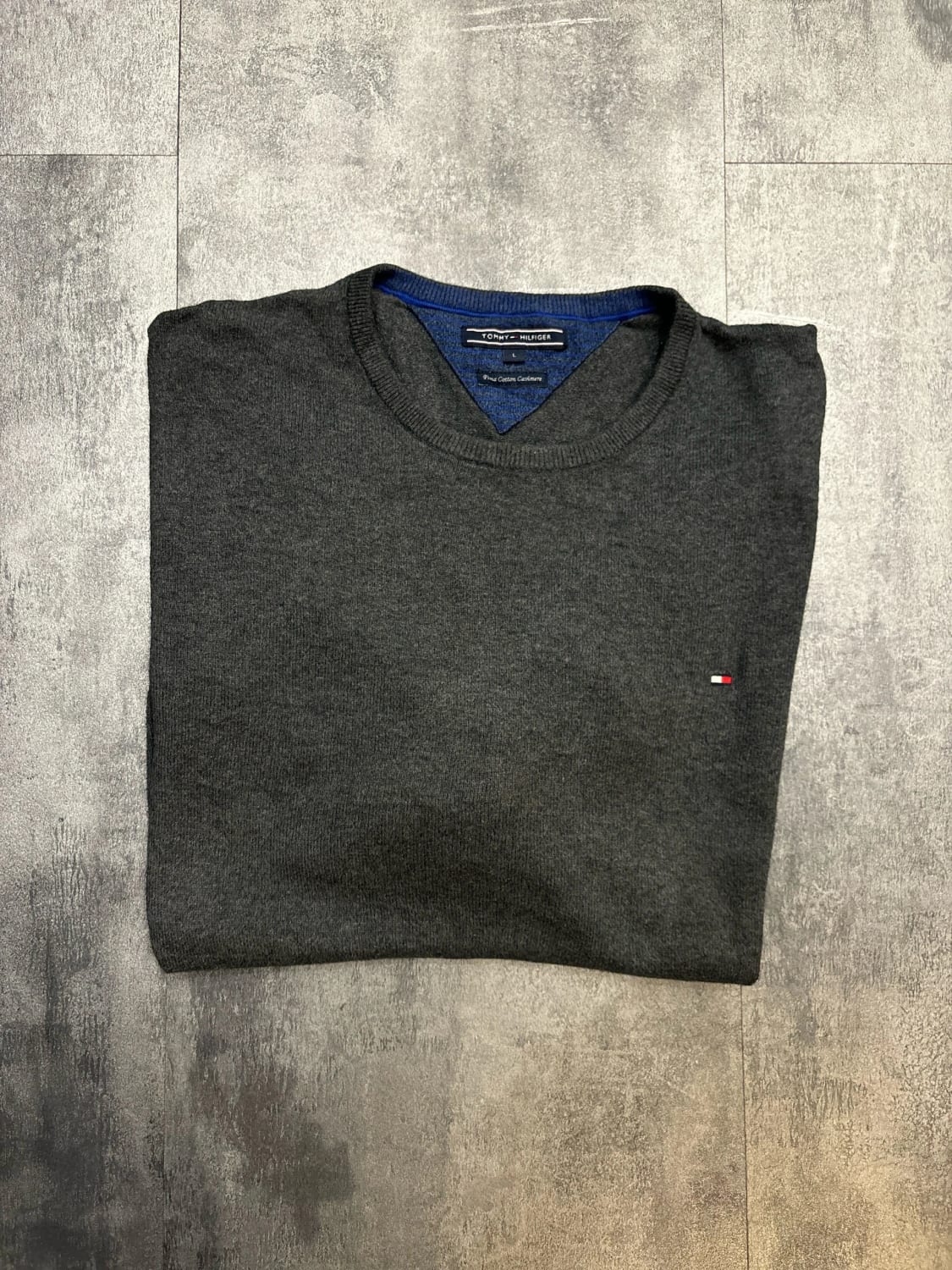đź›’Pull Tommy Hilfiger L Gris anthraciteđź›’
