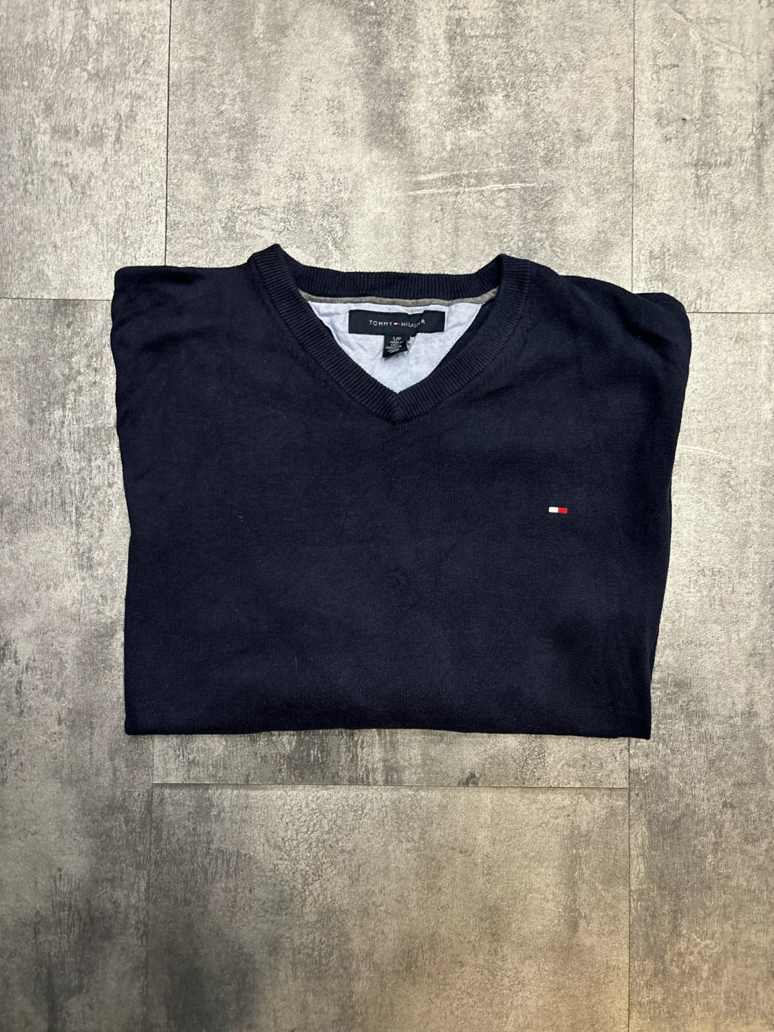 đź›’Pull Tommy Hilfiger Bleu Marine Taille S đź›’