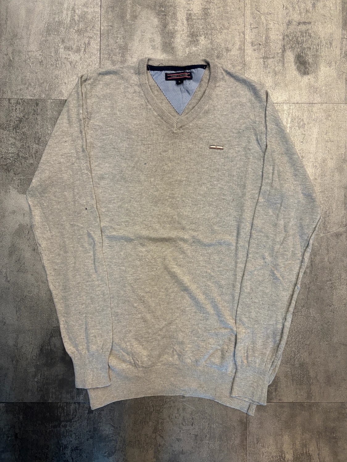 đź›’Pull Tommy Hilfiger Gris Taille Lđź›’