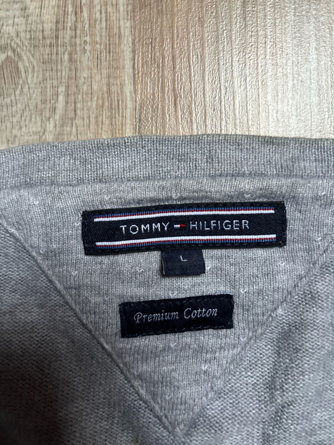 đź›’Pull Tommy Hilfiger Gris Taille Lđź›’