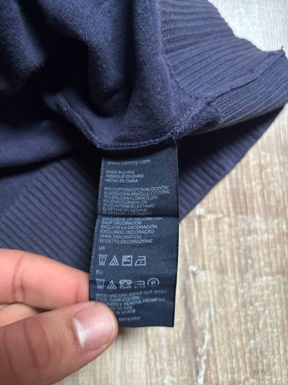 đź›’Pull Hilfiger Denim Bleu Marine L đź›’