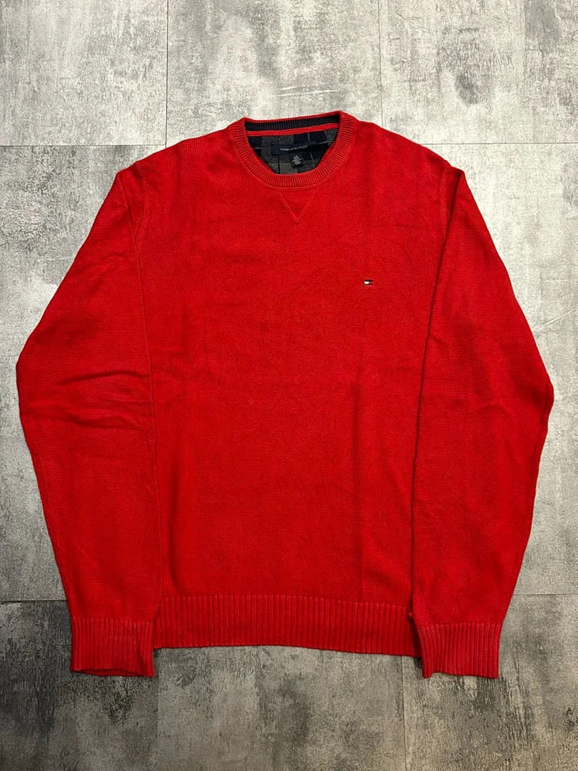 đź›’Pull Tommy Hilfiger Rouge Lđź›’