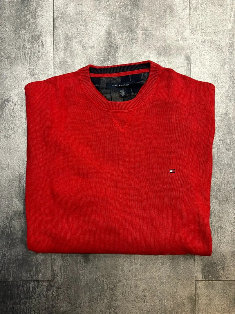 đź›’Pull Tommy Hilfiger Rouge Lđź›’